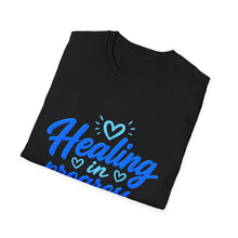 Load image into Gallery viewer, Healing In Progress T-Shirt — Mental Health Recovery Tee, Loading Bar Design