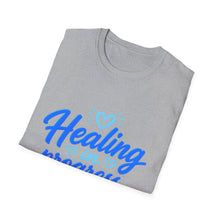 Load image into Gallery viewer, Healing In Progress T-Shirt — Mental Health Recovery Tee, Loading Bar Design