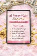 Load image into Gallery viewer, AI Money Starter + Content Cash Bundle