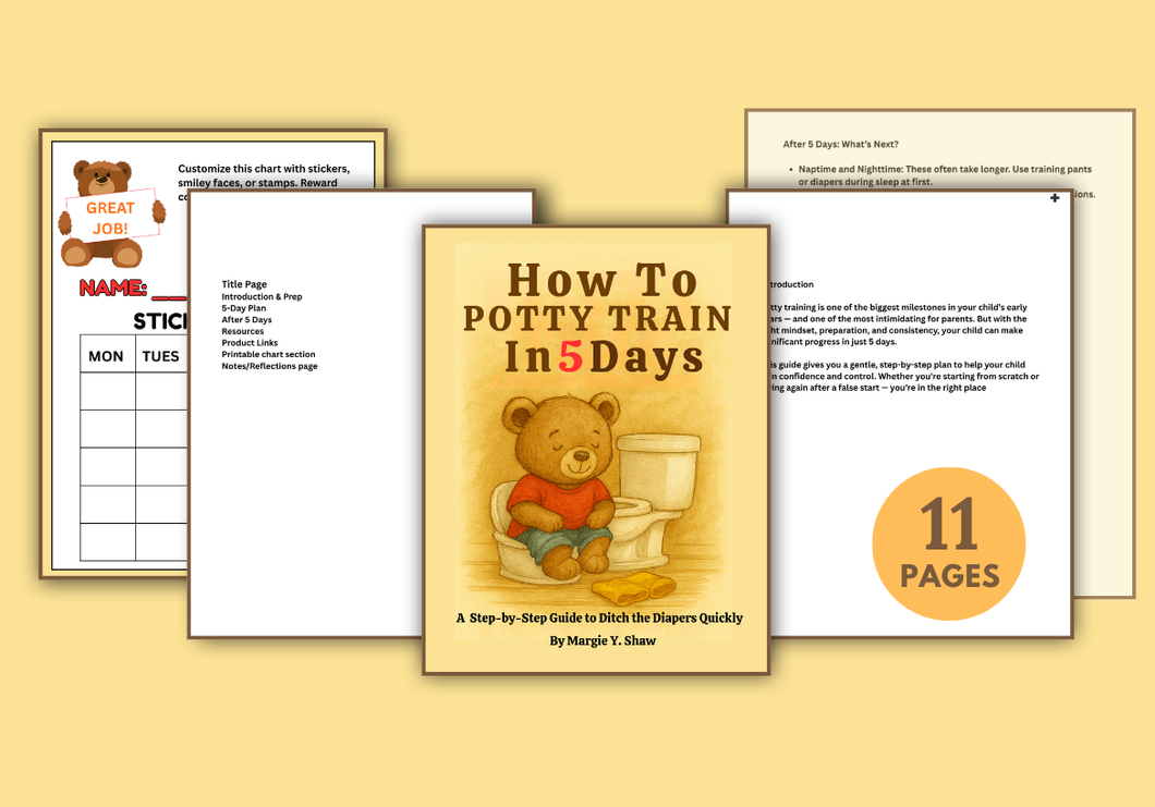 How to Potty Train in 5 Days