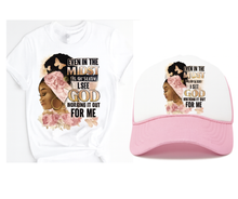 Load image into Gallery viewer, Faith-Based Tee &amp; Hat Set