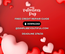 Load image into Gallery viewer, Valentine's Day FREE Guide To Perfect Credit