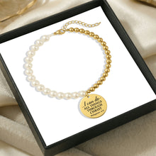 Load image into Gallery viewer, Premium Pearl &amp; Gold Coin Bracelet: Mother of Pearl