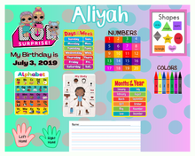 Load image into Gallery viewer, Personalized All-in-One Learning Tray for Kids